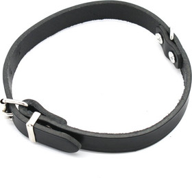 Produktbild von Heim Halsband genieted Soft, schwarz - Größe 60: 44 - 54 cm Halsumfang, 25 mm breit