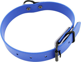 Produktbild von Heim Halsband zweifarbig genietet blau/grau - 60 cm