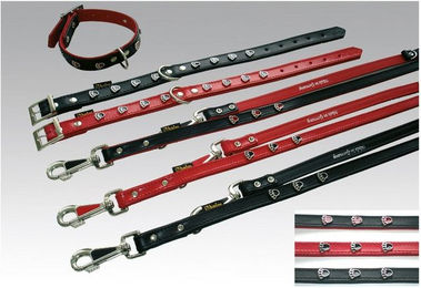 Produktbild von HEIM Hunde-Halsband Pfote aus Vollrindleder