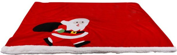 Produktbild von HEIM Tierdecke Weihnachtsdecke mit Weihnachtsmotiv