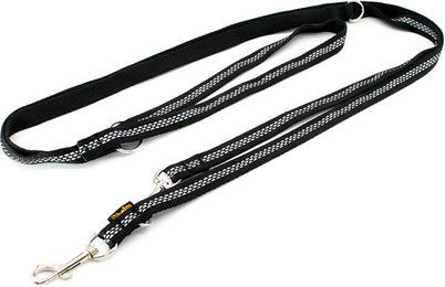 Produktbild von Heim Verstellbare Führleine mit Reflektoren, schwarz - 300 cm