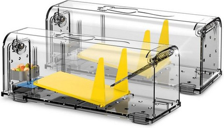 Produktbild von HEIMWERT Kleintierkäfig Lebendfalle Mäuse 2er-Set