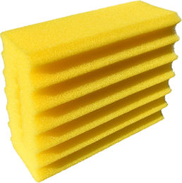Produktbild von HEISSNER Ersatzfilterschwamm 23,0 x 8,5 x 20,0 cm - Gelb / Fein