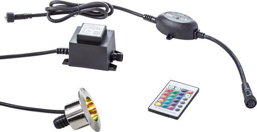 Produktbild von HEISSNER RGB-Schlauchanschluss Smart Light mit Transformator und RGB-Controller - 1 Set