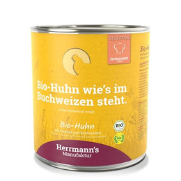 Produktbild von Herrmann's Bio Huhn mit Fenchel, Zucchini und Buchweizen - 6 x 800 g