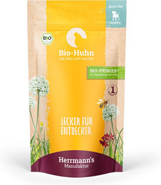 Produktbild von Herrmann's Bio Huhn mit Reis und Fenchel Selection Puppy - 70 x 150 g