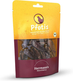 Produktbild von Herrmann's Bio Hühnerwürstchen Pfotis - 6 x 80 g