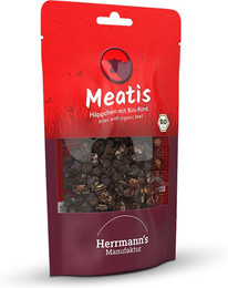 Produktbild von Herrmann's Bio Rind mit Hirse Meatis - 80 g