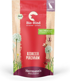 Produktbild von Herrmann's Bio Rind mit Karotten purinarm Selection Sensible - 15 x 150 g