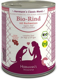 Produktbild von Herrmann's Classic 6x800g Dose Hundenassfutter Bio Huhn mit Reis
