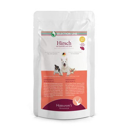 Produktbild von Herrmann's Hunde Nassfutter Hirsch mit Kartoffel und Quitte - 15 x 150 g