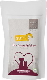 Produktbild von Herrmann's Kreativ-Mix Bio 100 Gramm Hundenassfutter 20 x 100 Gramm Lebertopf