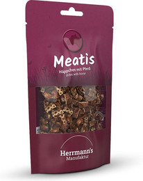 Produktbild von Herrmann's Meatis Pferd mit Hirse - 6 x 80 g