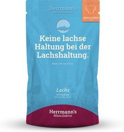 Produktbild von Herrmann's Selection Adult Lachs mit Aprikose - 14 x 150 g
