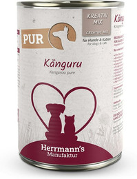 Produktbild von Herrmann's Selection Reinfleisch 400g Dose Hundenassfutter 12 x 400g Känguru