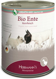 Produktbild von Herrmann's Selection Reinfleisch 800g Dose Hundenassfutter 6 x 800g Bio Ente