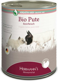 Produktbild von Herrmann's Selection Reinfleisch 800g Dose Hundenassfutter 6 x 800g Bio Pute