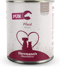 Produktbild von Herrmann's Selection Reinfleisch 800g Dose Hundenassfutter 6 x 800g Pferd