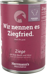 Produktbild von Herrmann's Selection Sensibel / Sensitiv 400g Dose Hundenassfutter Sparpaket 24 x 400g Ziege mit rote Beete & Hirse