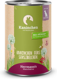 Produktbild von Herrmann's Selection Sensible Kaninchen mit Reisflocken - 6 x 400 g