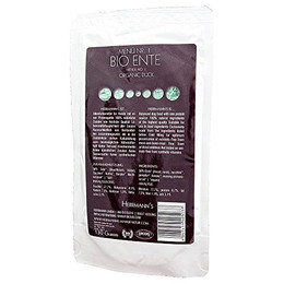 Produktbild von Herrmanns Bio-Ente mit Zucchini Nassfutter für Hunde - 12 x 130 g