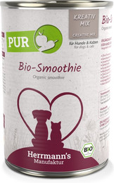 Produktbild von Herrmanns BIO Smoothie für Nassfutter Hunde und Katzen - 6 x 400 g