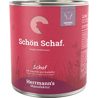Produktbild von Herrmanns Hundefutter Schaf mit Zucchini und Kartoffeln - 6 x 800 g