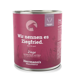 Produktbild von Herrmanns Hundefutter Ziege mit Rote Beete und Hirse - 6 x 800 g