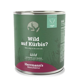 Produktbild von Herrmanns Leichte Menüs Wild mit Bio-Kürbis & Bio-Quinoa - 6 x 800 g