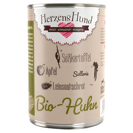 Produktbild von Herzenshund Bio-Huhn mit Bio-Kartoffel - 12 x 400 g
