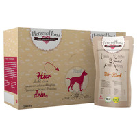 Produktbild von HerzensHund Bio-Rind mit Bio-Einkorn - 18 x 130 g