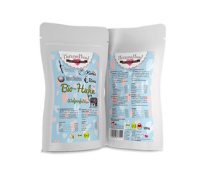 Produktbild von HerzensHund Nassfutter Huhn mit Karotte für Welpen - Sparpaket: 12 x 400g