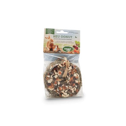 Produktbild von Heu-Donut mit Rote Bete Karotte & Pastinake-Dip - 65 g