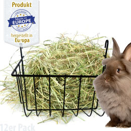 Produktbild von Heuraufe / Heukorb - Metall beschichtet - 20 cm - Premium - 12er Pack