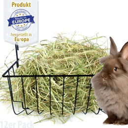 Produktbild von Heuraufe / Heukorb - Metall beschichtet - 25 cm - Premium - 12er Pack