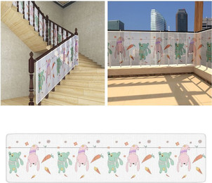 Produktbild von HEYHIPPO Schutznetz Kindersicherungsnetz Balkon Treppe –