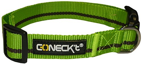 Produktbild von HHB Coneck´t Nylon grün/braun Hundehalsband