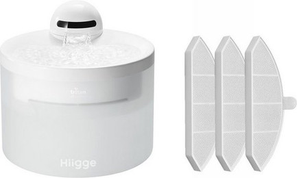 Produktbild von Hiigge Trinkbrunnen für Katze kabellos 2,3L - 2,3 l