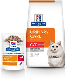 Hill's c/d - Urinary Care - Urinary Stress - Feline - Chicken 2 x 8 kg – Bild 1 von 5