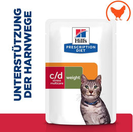 Hill's - c/d Urinary Stress + Metabolic - Feline - 36 x 85 g – Bild 1 von 5