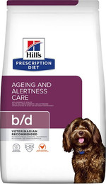 Produktbild von Hill's Prescription Diet b/d Ageing Care Trockenfutter für Hunde mit Huhn - 2 x 12 kg