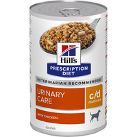 Produktbild von Hill's Prescription Diet c/d Multicare Urinary Care Nassfutter für Hunde mit Huhn - 24 x 370 g
