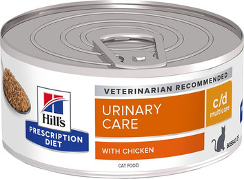 Produktbild von Hill's Prescription Diet c/d Multicare Urinary Care Nassfutter mit Huhn - 6 x 156 g