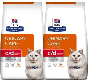 Produktbild von Hill's Prescription Diet c/d Urinary Stress Katzenfutter Huhn - 2 x 8 kg
