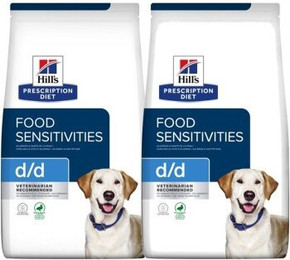 Produktbild von Hill's Prescription Diet d/d Hundefutter mit Ente und Reis - 2 x 12 kg