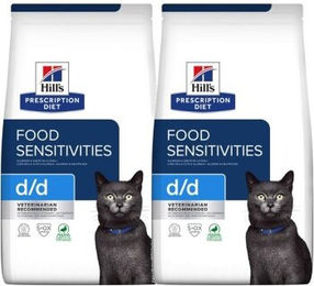 Produktbild von Hill's Prescription Diet d/d Katzenfutter Ente - 2 x 3 kg