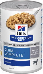 Produktbild von Hill's Prescription Diet Derm Complete Nassfutter für Hunde - 12 x 370 g