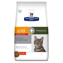 Produktbild von Hill's Prescription Diet Feline c/d Urinary Stress + Metabolic - 8 kg