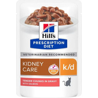 Produktbild von HILL'S Prescription Diet Feline k/d Kidney Care mit Lachs - 12 x 85 g