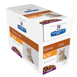 Produktbild von Hill's Prescription Diet Feline k/d Kidney Care mit Rind - 12 x 85 g